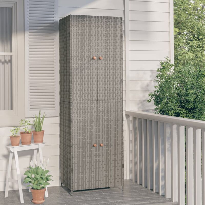 foto del prodotto furniture limited armadietto portaoggetti da giardino 59x40x180
