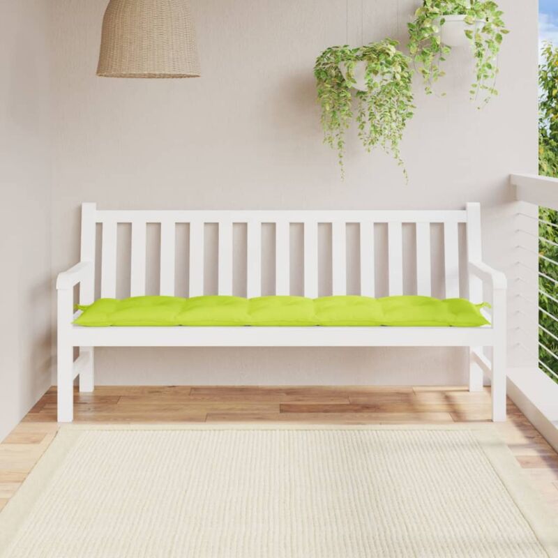 foto del prodotto furniture limited cuscino per panca verde brillante 180x50x7 cm