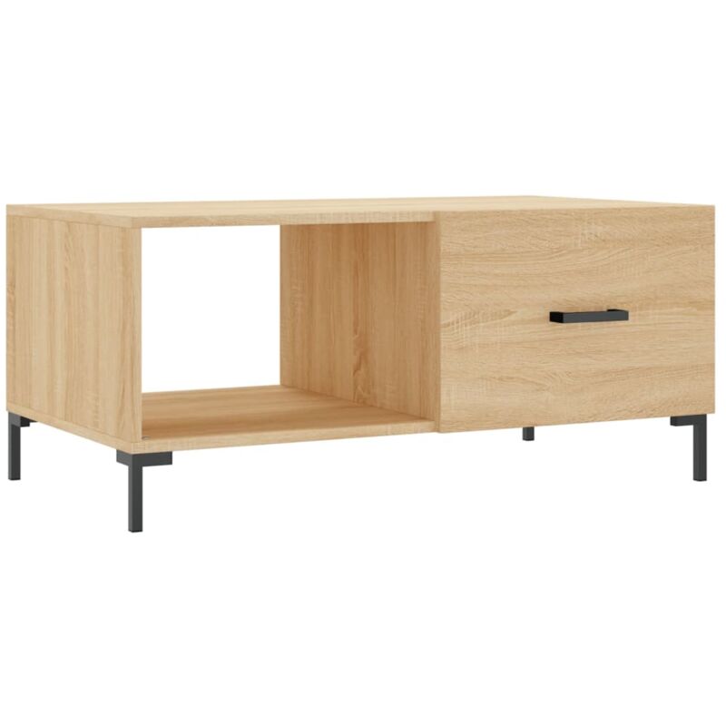 foto del prodotto tavolino da salotto rovere sonoma 90x50x40 cm legno multistrato vidaxl