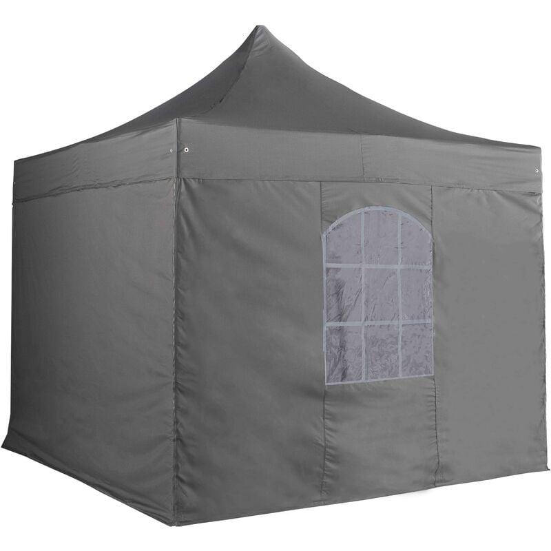 foto del prodotto murale finestra per tenda pieghevole pro 50mm in 3m grigio