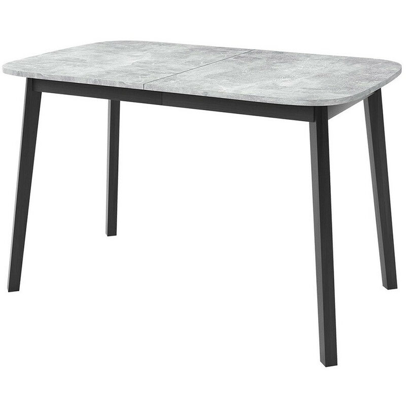 foto del prodotto tavolo edmond 110, marmo grigio nero, 77x80x130cm, con, truciolare laminato, legno