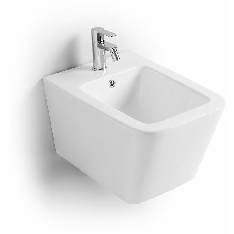 foto del prodotto bidet sospeso alla parete in ceramica rock