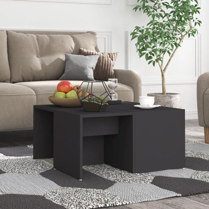 foto del prodotto jinlefu furniture limited tavolini da salotto 4 pz grigi 33x33x33 cm in