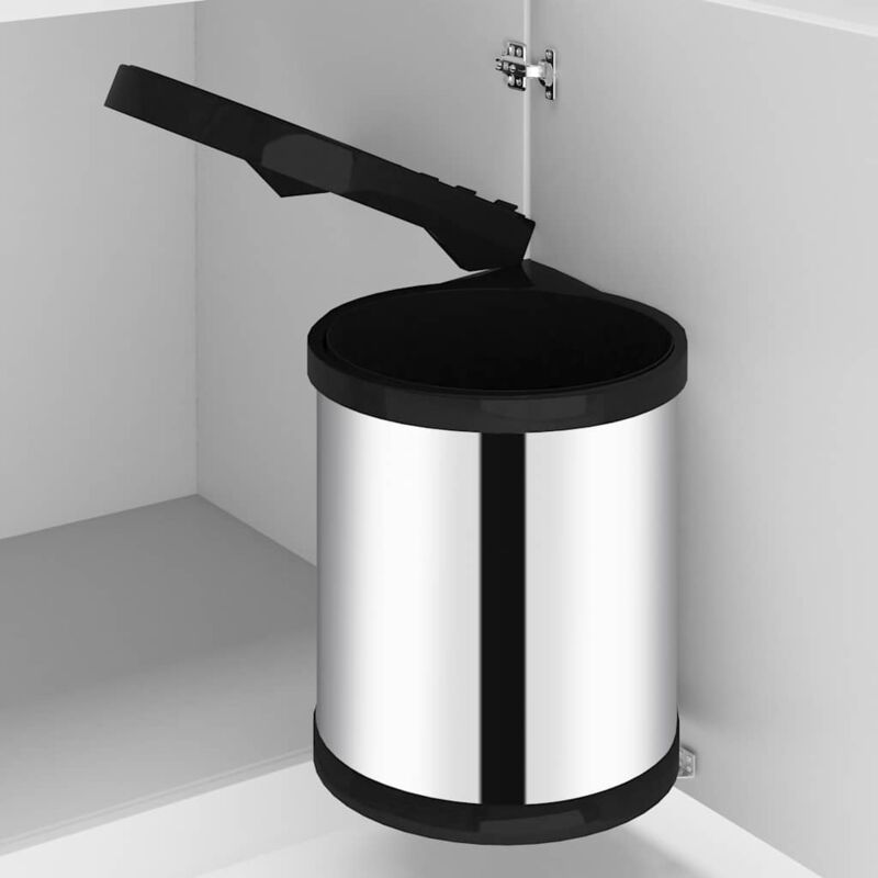 foto del prodotto furniture limited pattumiera da incasso per cucina in acciaio