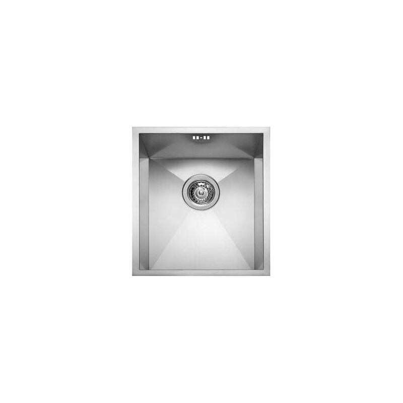foto del prodotto square 500 liq500sac lavello da incasso 1 vasca, acciaio inox satinato, 54x44 cm, da incasso, inox satinato elleci