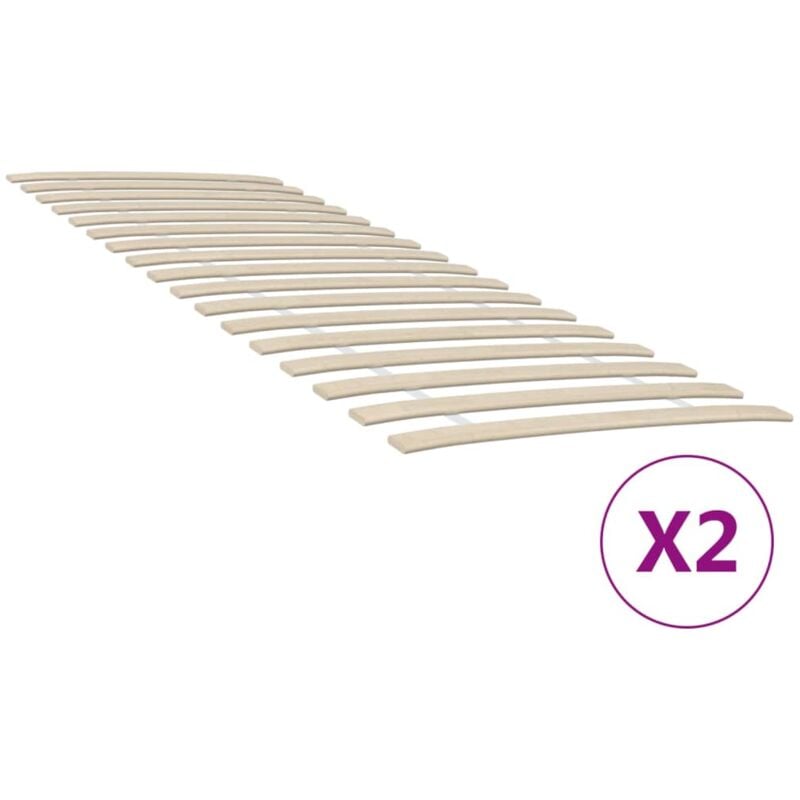 foto del prodotto furniture limited reti a doghe con 34 doghe 2 pz 70x200 cm