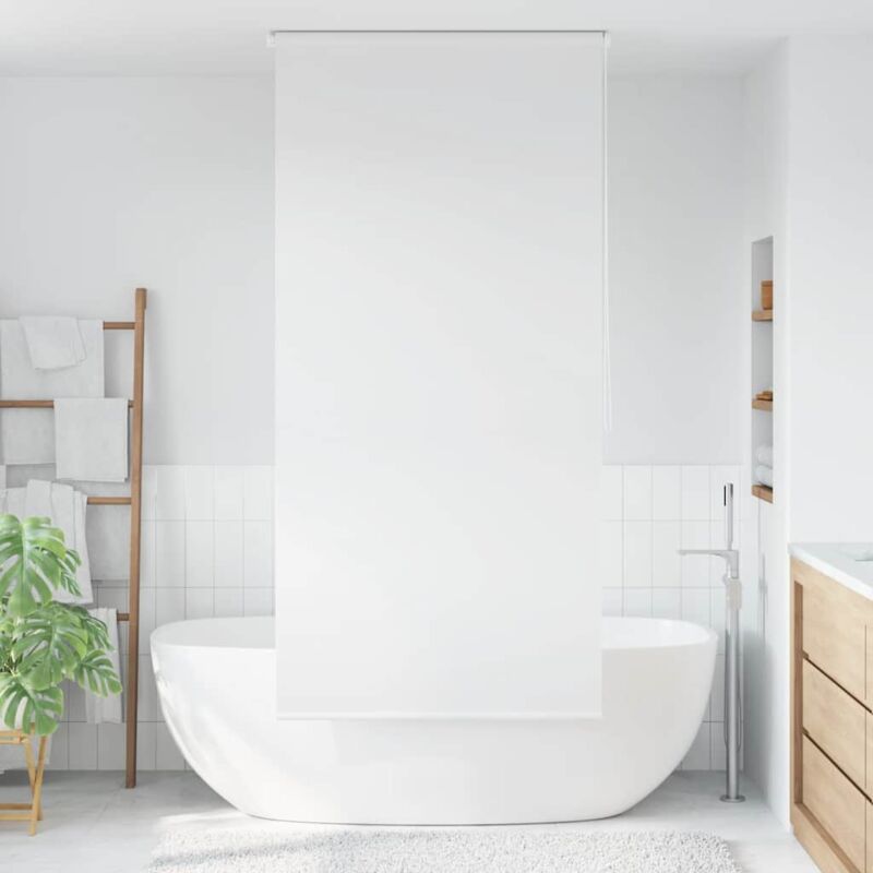 foto del prodotto furniture limited tenda a rullo per doccia 100x240 cm bianco