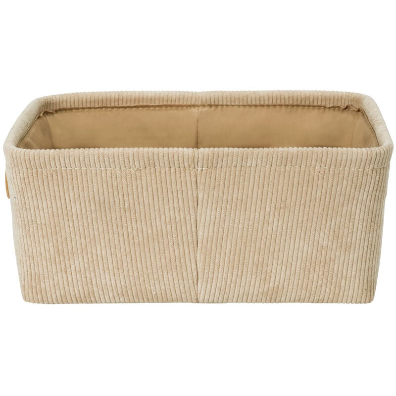 foto del prodotto cestino per il bagno anela beige, manici in pelle sintetica, beige, poliestere beige wenko