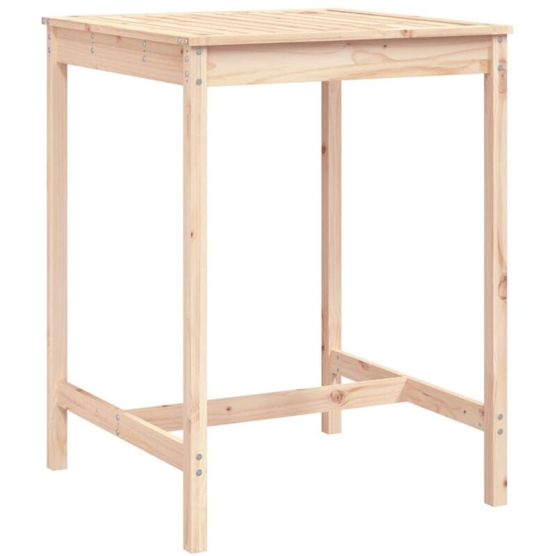 foto del prodotto tavolo da giardino 82,5x82,5x110 cm in legno massello di pino vidaxl