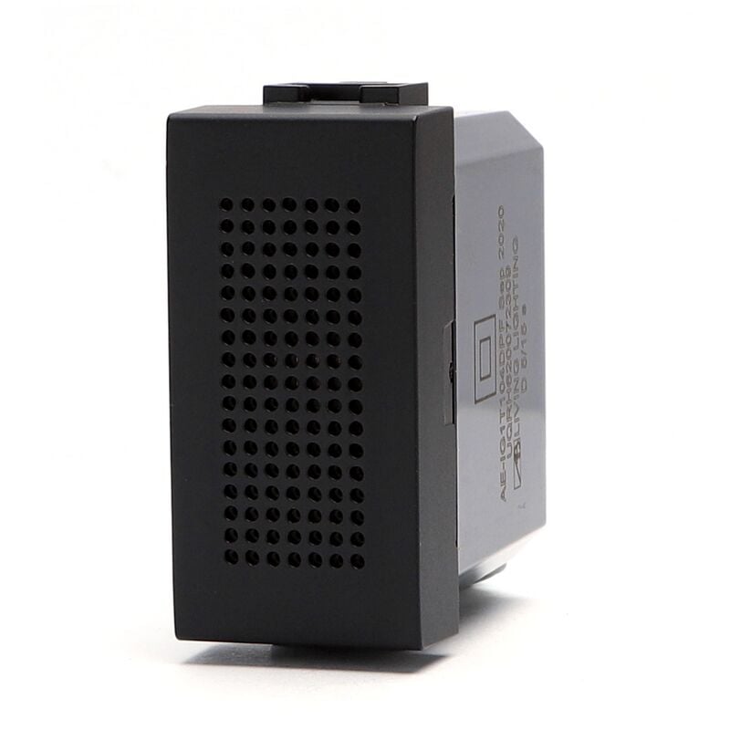 foto del prodotto aigostar ronzatore elettrico 230v per campanello nero compatibile anche con bticino livinglight