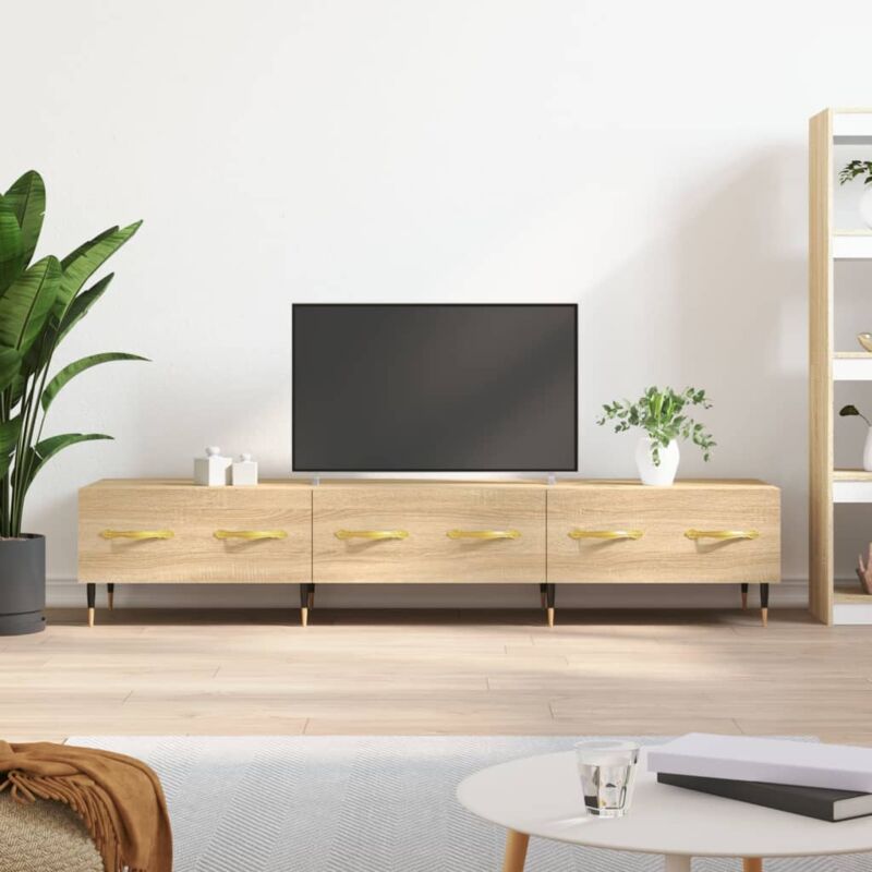 foto del prodotto vidaxl mobile porta tv rovere sonoma 150x36x30 cm in legno multistrato