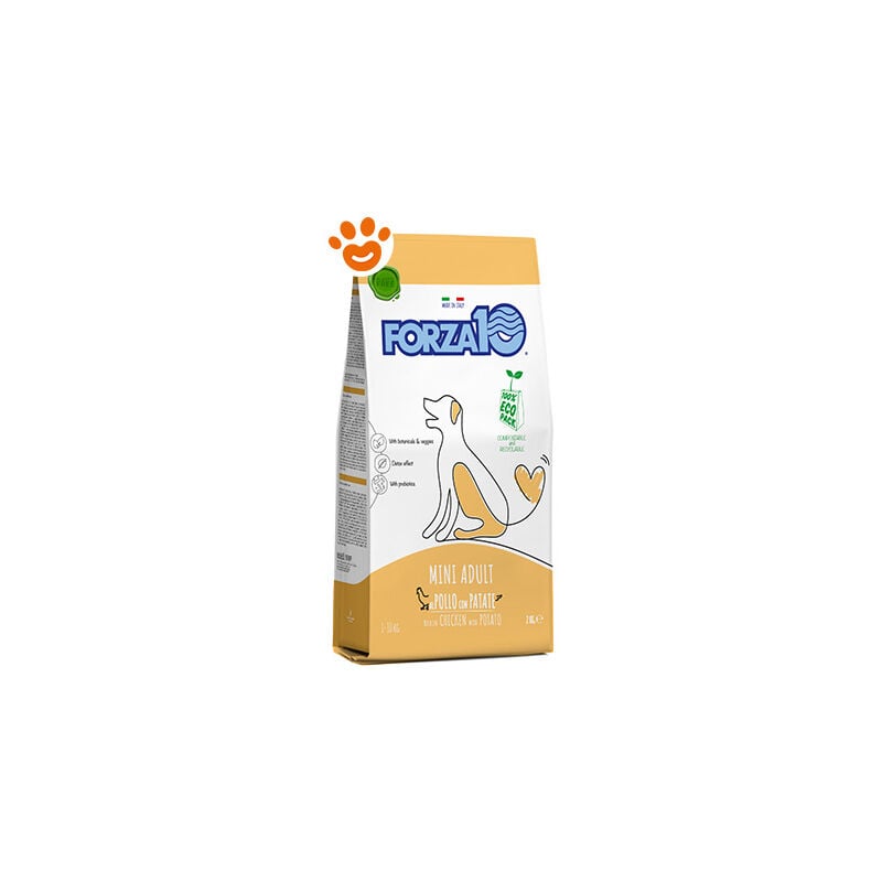 foto del prodotto dog maintenance mini adult pollo e patate dog maintenance mini adult pollo e patate sacco da 2 kg forza10