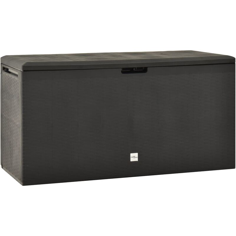 foto del prodotto furniture limited baule da giardino antracite 114x47x60 cm