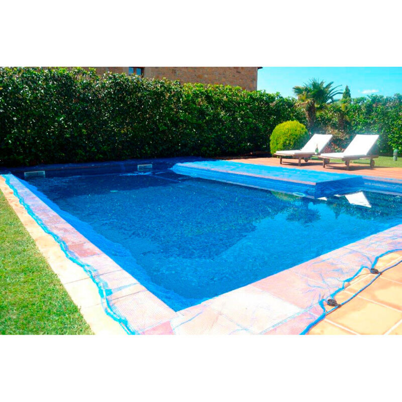 foto del prodotto rete per piscina 6x6m copertura per piscina a foglia
