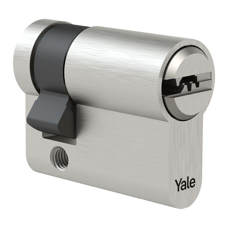 foto del prodotto yale cilindro serie 1000 mezzo cilindro 41 10 nichel satinato