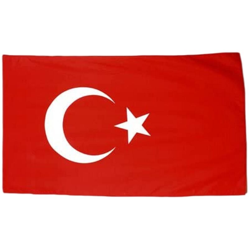 foto del prodotto az flag bandiera turchia 250x150cm gran bandiera turca 150 x 250 cm bandiere