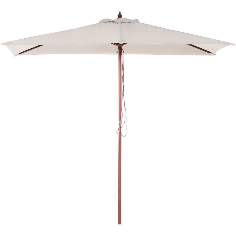 foto del prodotto ombrellone da giardino beige 144 x 195 cm flamenco