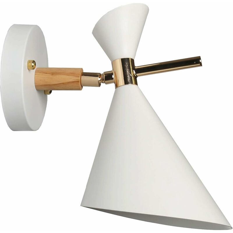 foto del prodotto fortuneville e27 applique da parete illuminazione industriale lampada da parete creativa tromba applique da parete applique da parete per casa di