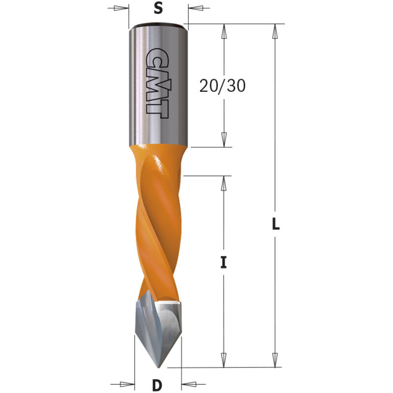 foto del prodotto 374.080.11 punta foratrice f pass. hw s 10x20 d 8x30x57.5 dx