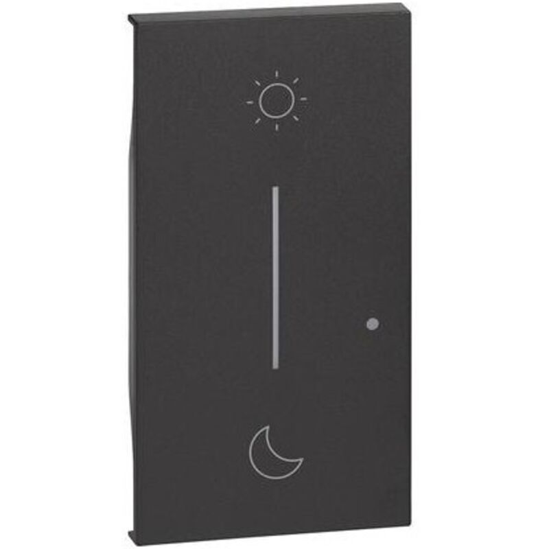 foto del prodotto cover bticino living now simbolo notte giorno wireless nero kg41m2