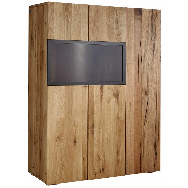 foto del prodotto massivmoebel24 frankfurt 116 credenza in legno di cerro oliato natur 99x43x138