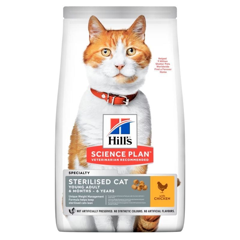 foto del prodotto hill s gatto science plan young adult sterilised 300gr pollo