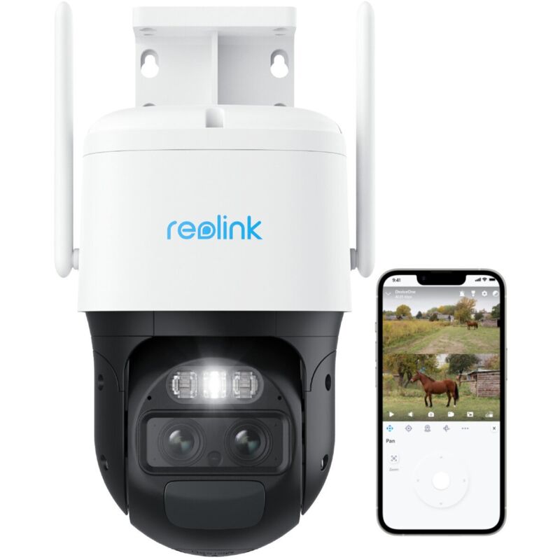 immagine 0 del prodotto 4mp 4g lte batteria telecamera di sicurezza, smart auto tracking 6x zoom, doppio obiettivo, proiettore, trackmix lte reolink