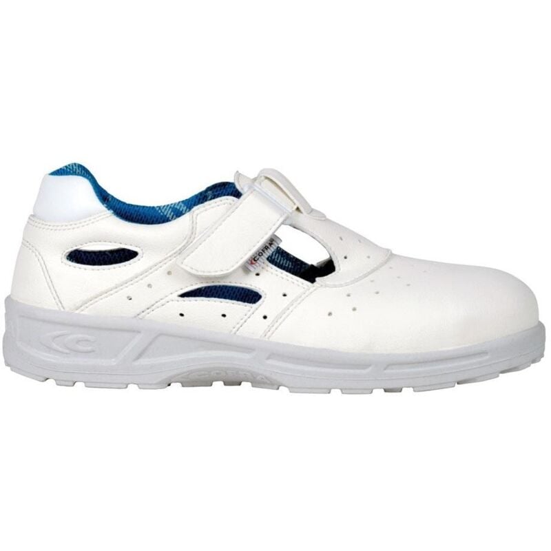 foto del prodotto cofra sandali antinfortunistici bianchi da lavoro taila s1 bianco panna 40