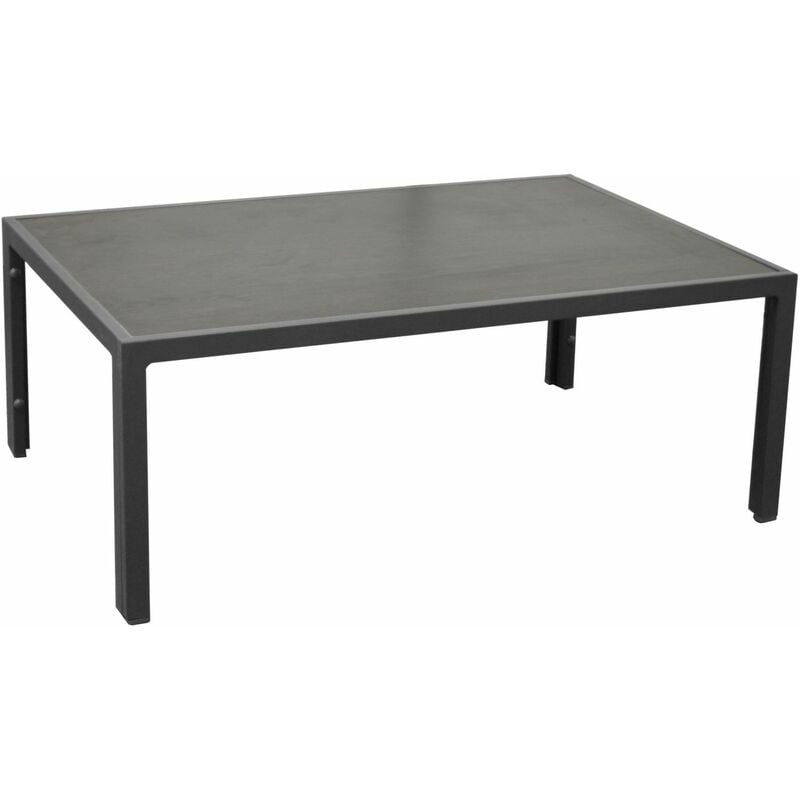 foto del prodotto tavolo basso ebano 93x63cm grigio arredo giardino