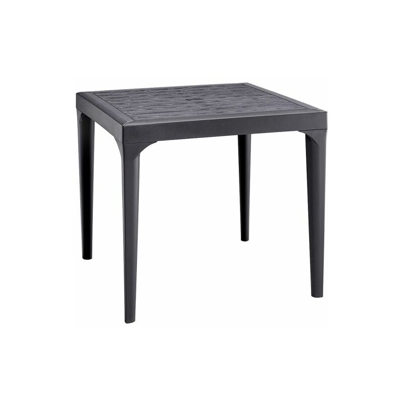 foto del prodotto tavolo resina malmo cm 80x80x74h antracite