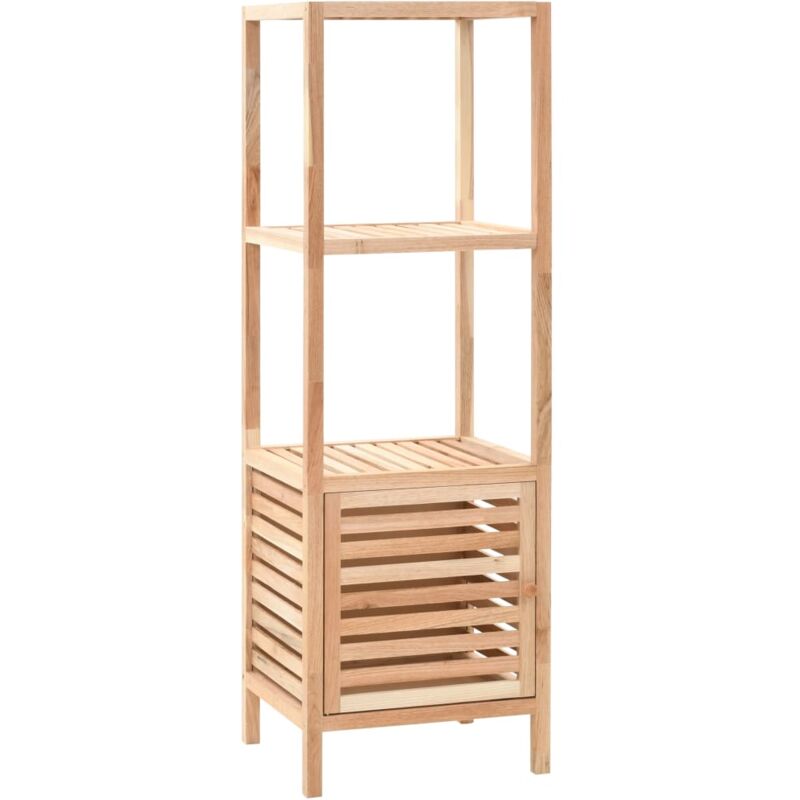 foto del prodotto vidaxl armadietto da bagno in legno massello di noce 39,5x35,5x123 cm