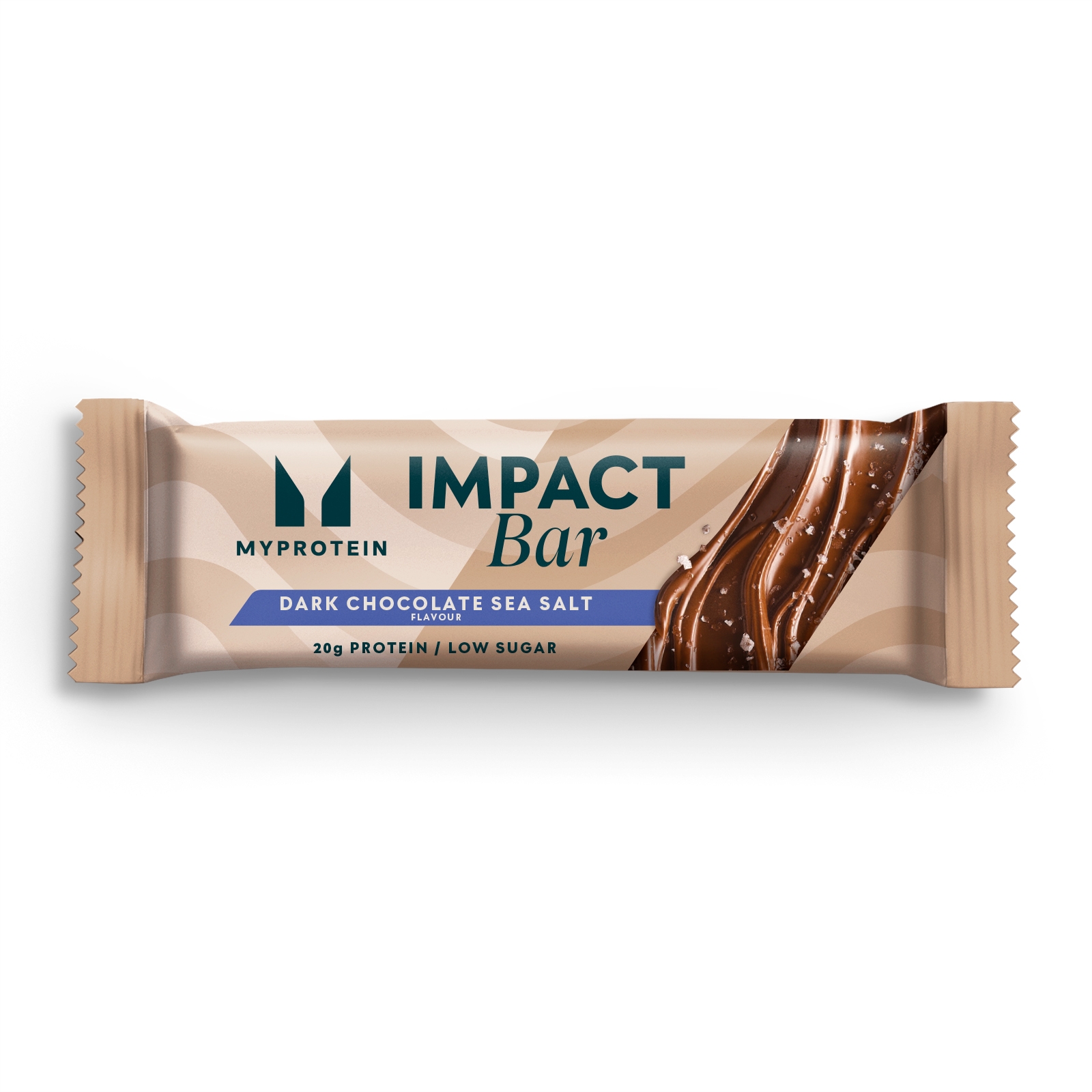 foto del prodotto impact barretta proteica 64g cioccolato fondente e sale marino