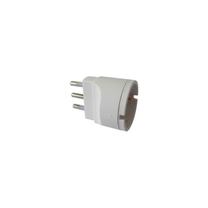 foto del prodotto electraline 71915 adattatore presa tedesca schuko spina italiana grande 16a