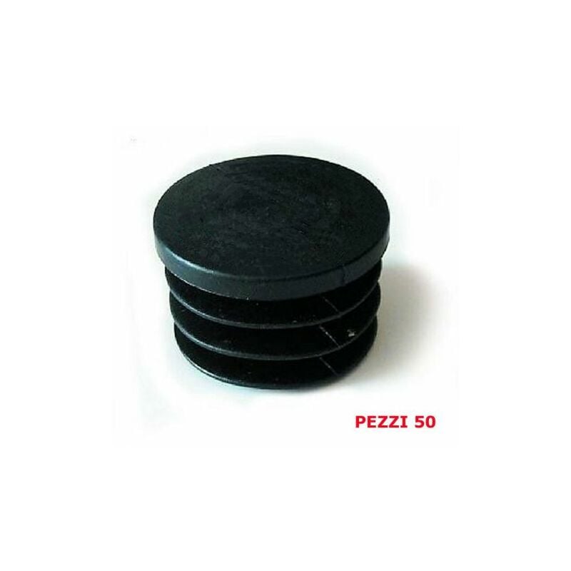 foto del prodotto marca tappo alettato rotondo per sedie in plastica puntali gommino mm 25x25 pz50 16358 50