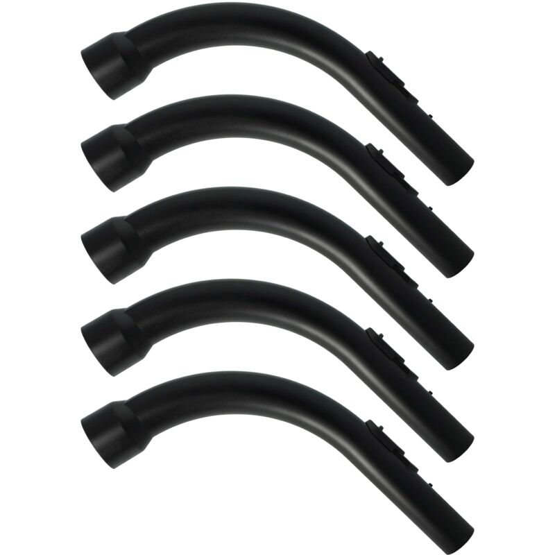foto del prodotto 5x impugnatura compatibile con miele s5221, s5260, s5261, s526, s524, s5222 aspirapolvere manico di ricambio, diametro de 35 mm, 34 cm vhbw