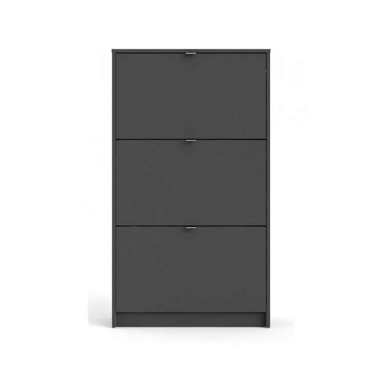 foto del prodotto scarpiera doppia profondit 123 cm grigio antracite malvagna