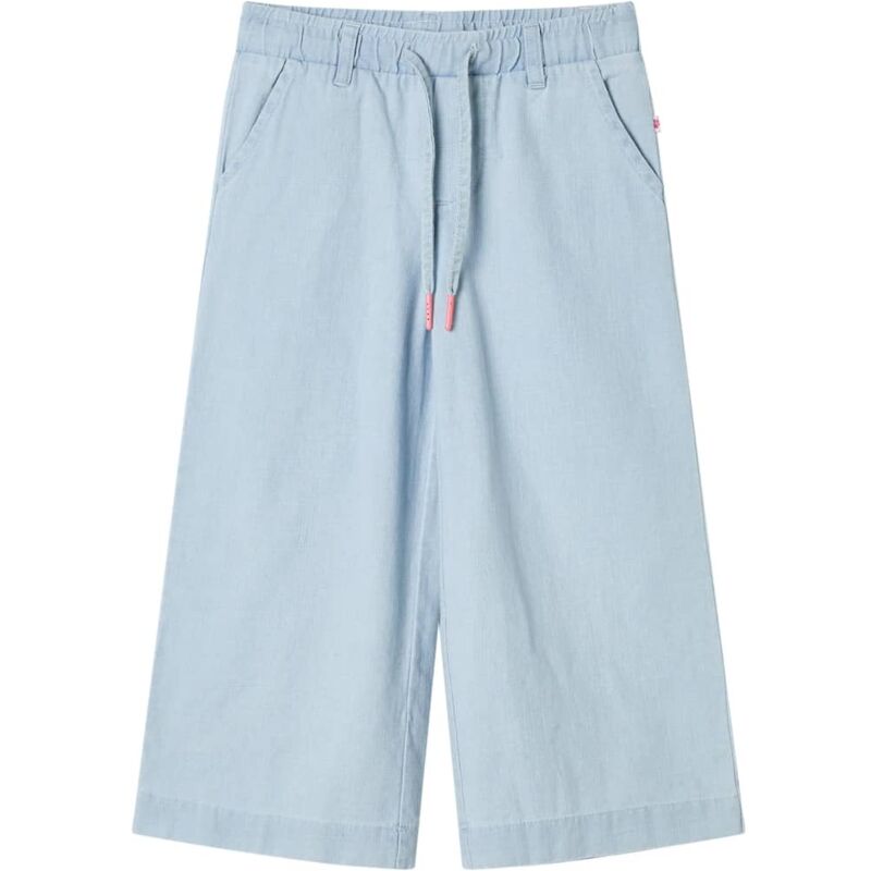 foto del prodotto pantaloni da bambino blu denim tenue 140