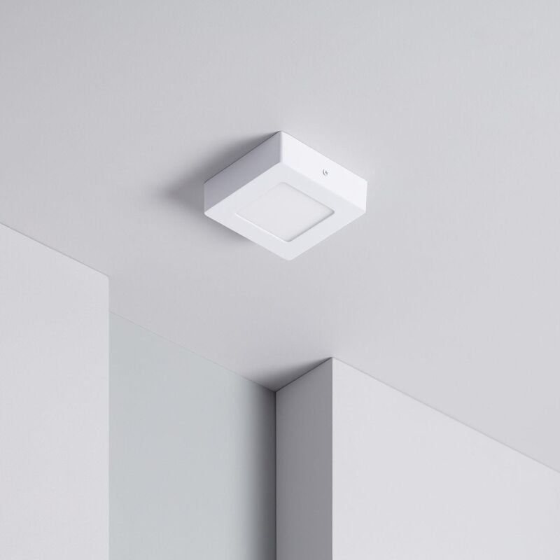 foto del prodotto plafoniera led quadrata 6w 120x120 mm bianco naturale 4000k
