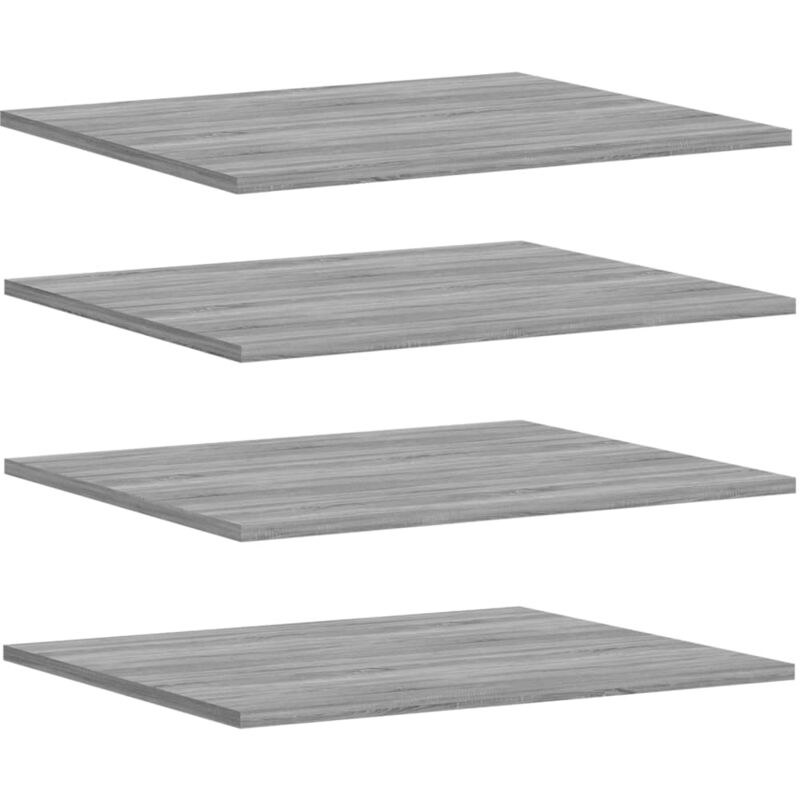 foto del prodotto mensole parete 4pz grigio sonoma 60x50x1,5cm legno multistrato vidaxl