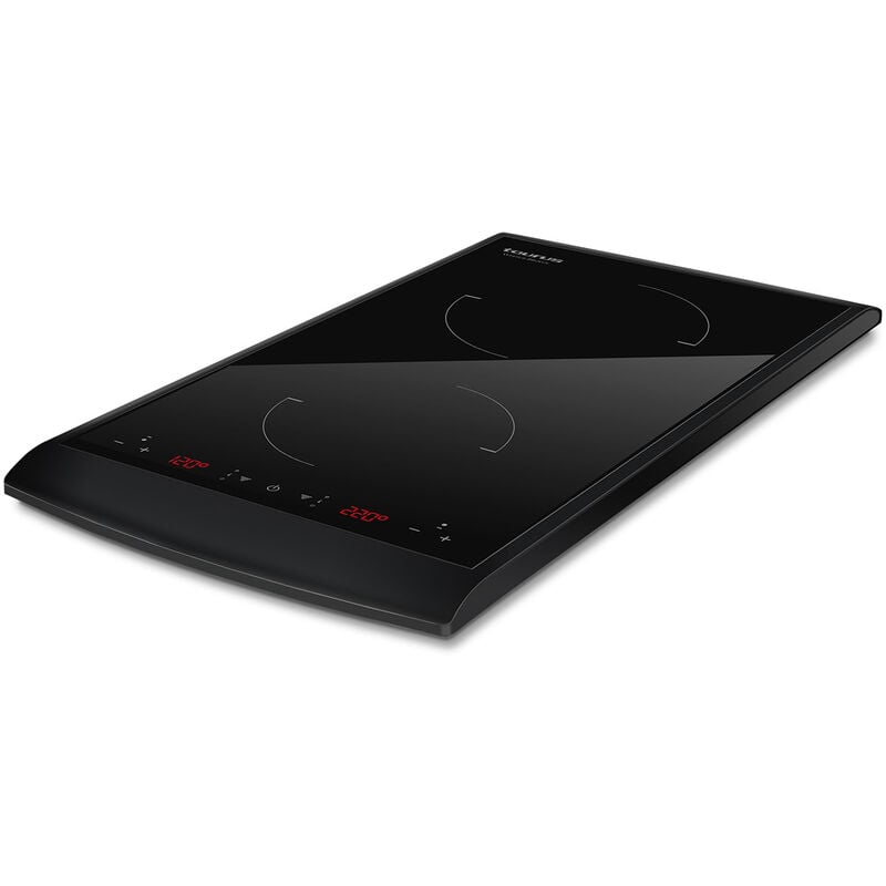 foto del prodotto piano cottura a induzione 2 fuochi 2900w darkfire domino taurus