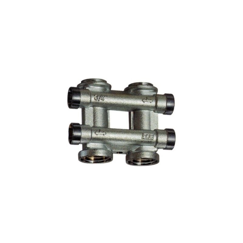 foto del prodotto 3750 collettore complanare cromato diam.3 4 x24 19g 2 2 derivazioni 3750 34 far
