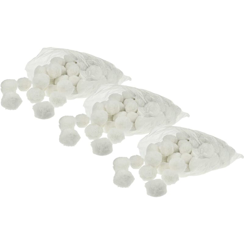 foto del prodotto 3x confezione di sfere filtranti da 500 g sostituisce bestway 58475 per sistemi di filtraggio per piscine 50 mm vhbw