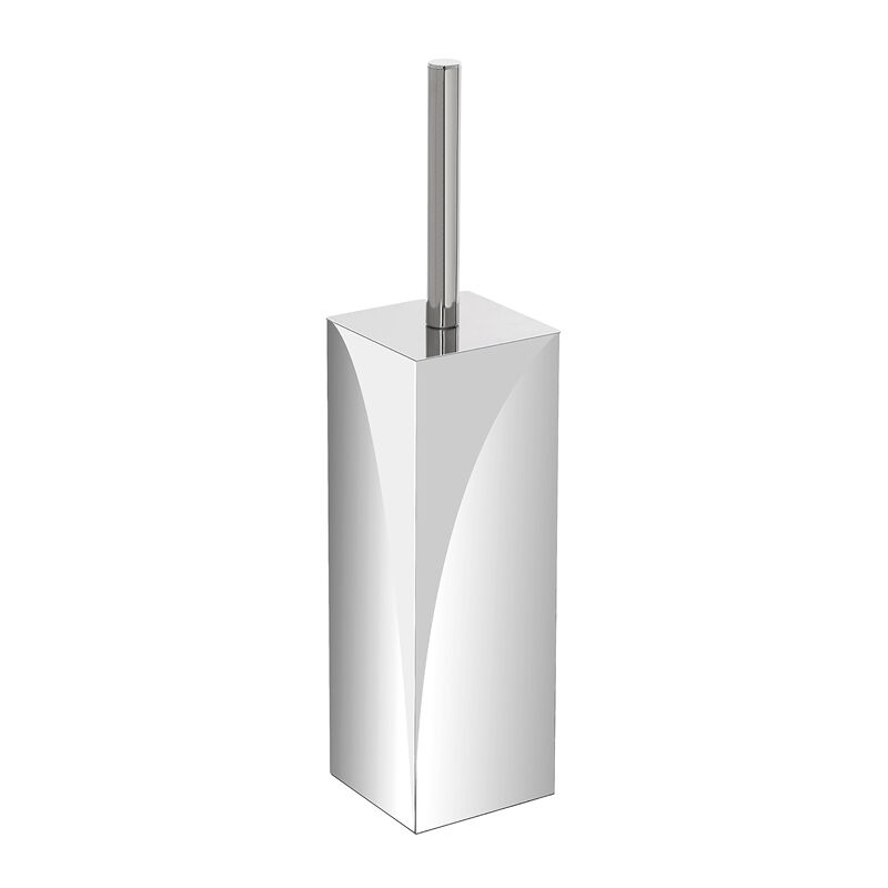 foto del prodotto porta scopino bagno portascopino acciaio inox cromato quadrato prestige feridras