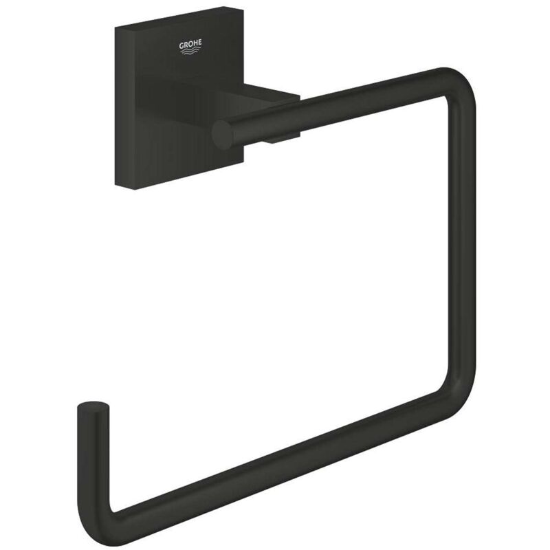 immagine 0 del prodotto grohe start cube portasciugamani, nero opaco 409752430