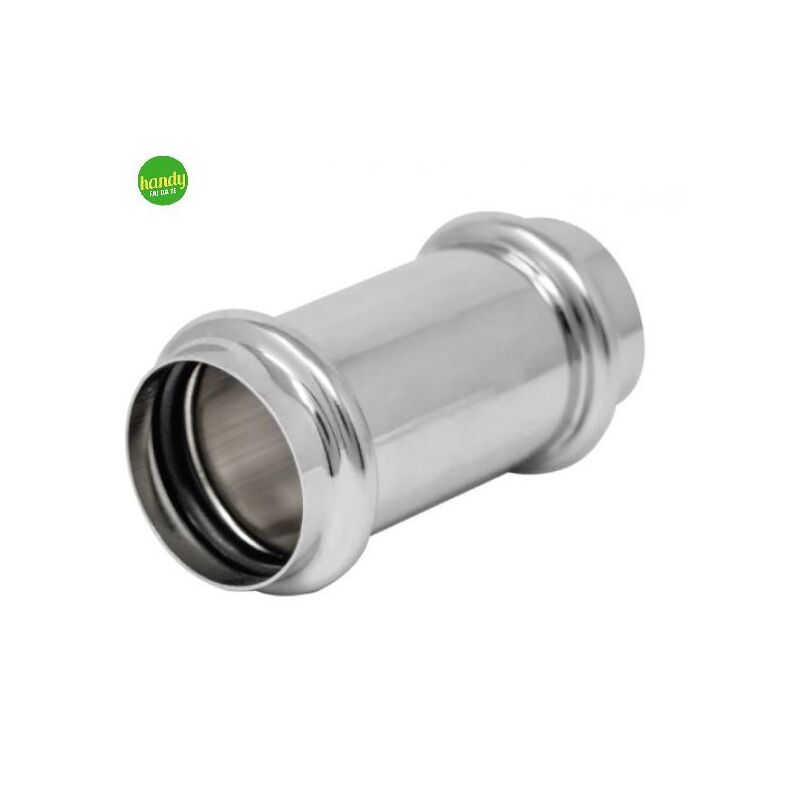 foto del prodotto canotto di congiunzione ambra ottone cromato 26 mm