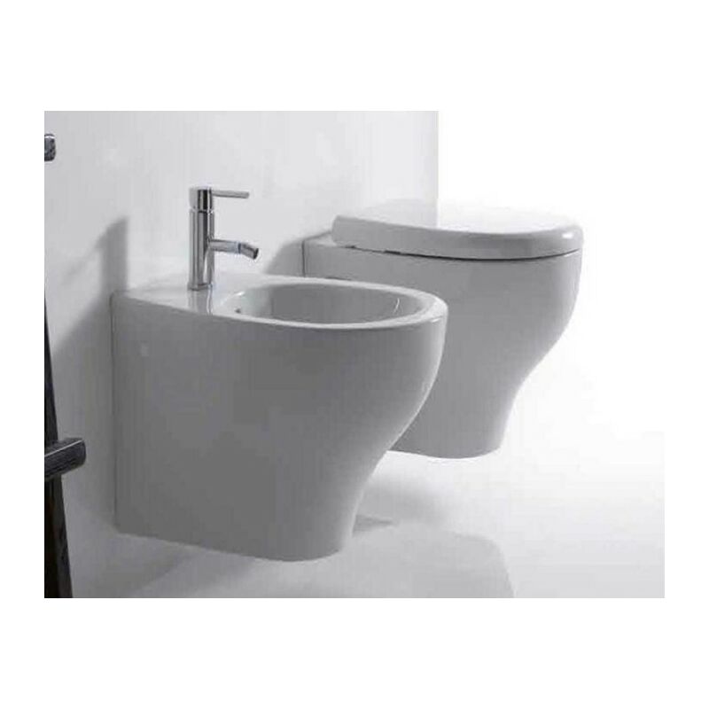 foto del prodotto galassia sanitari eden sospesi senza brida cm. 53x36 con sedile avvolgente