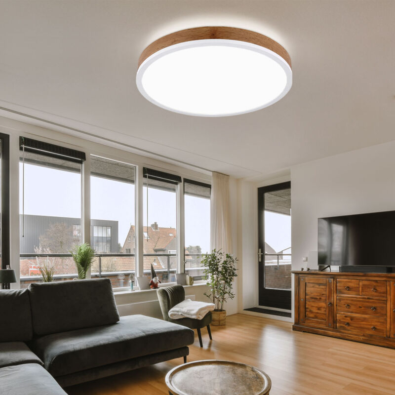 foto del prodotto globo plafoniera plafoniera per soggiorno plafoniera per sala da pranzo lampada per corridoio rotonda, metallo bianco plastica opale mdf effetto
