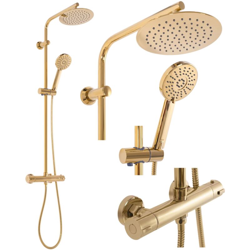 foto del prodotto set doccia da incasso rea bliss gold
