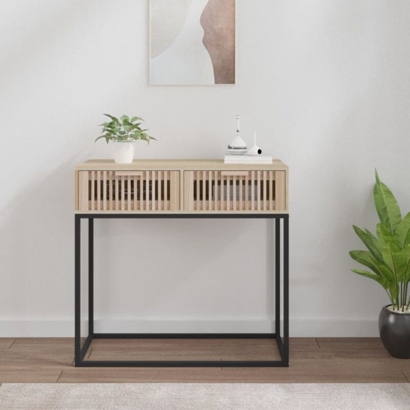 foto del prodotto furniture limited tavolino consolle 80x30x75 cm legno