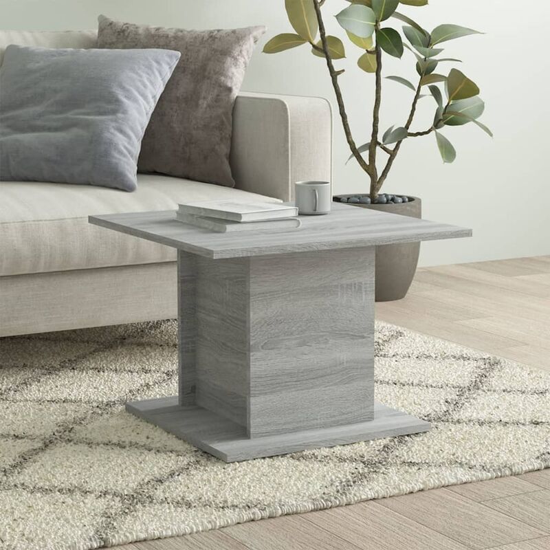 foto del prodotto tavolino basso da caff tavolino da salotto grigio sonoma 55,5x55,5x40 cm in truciolato bv315799 bonnevie